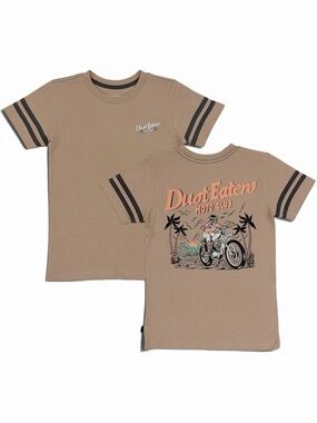 Dust Eaters Moto Club Short Sleeve Tee - Tan